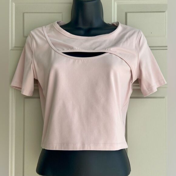 Lululemon Get Centred Short Sleeve Misty Pink Size 8 - Picture 4 of 12